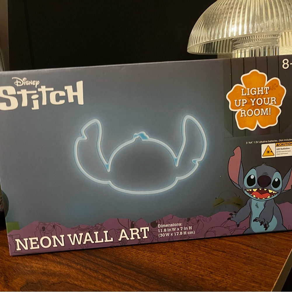 Stitch Neon Wall Art